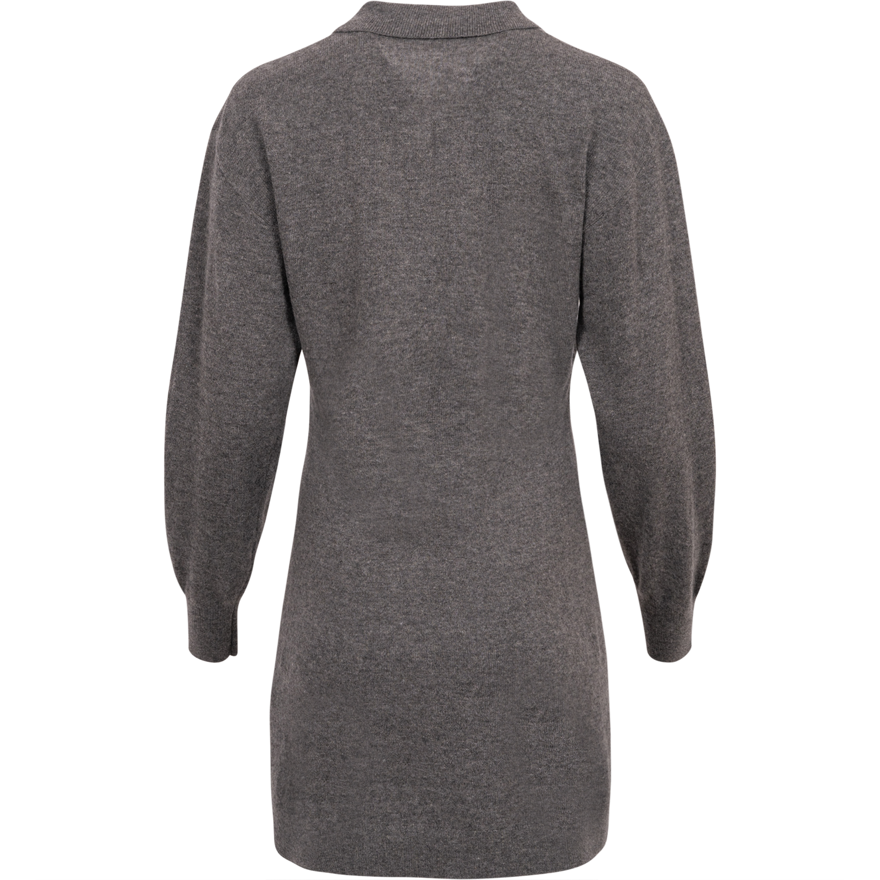 Cosmo Button Dress - Grey Melange