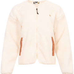 Sherpa Fleece Bomber - White Smoke