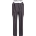 Branded Waistband Trousers - Stålgrå