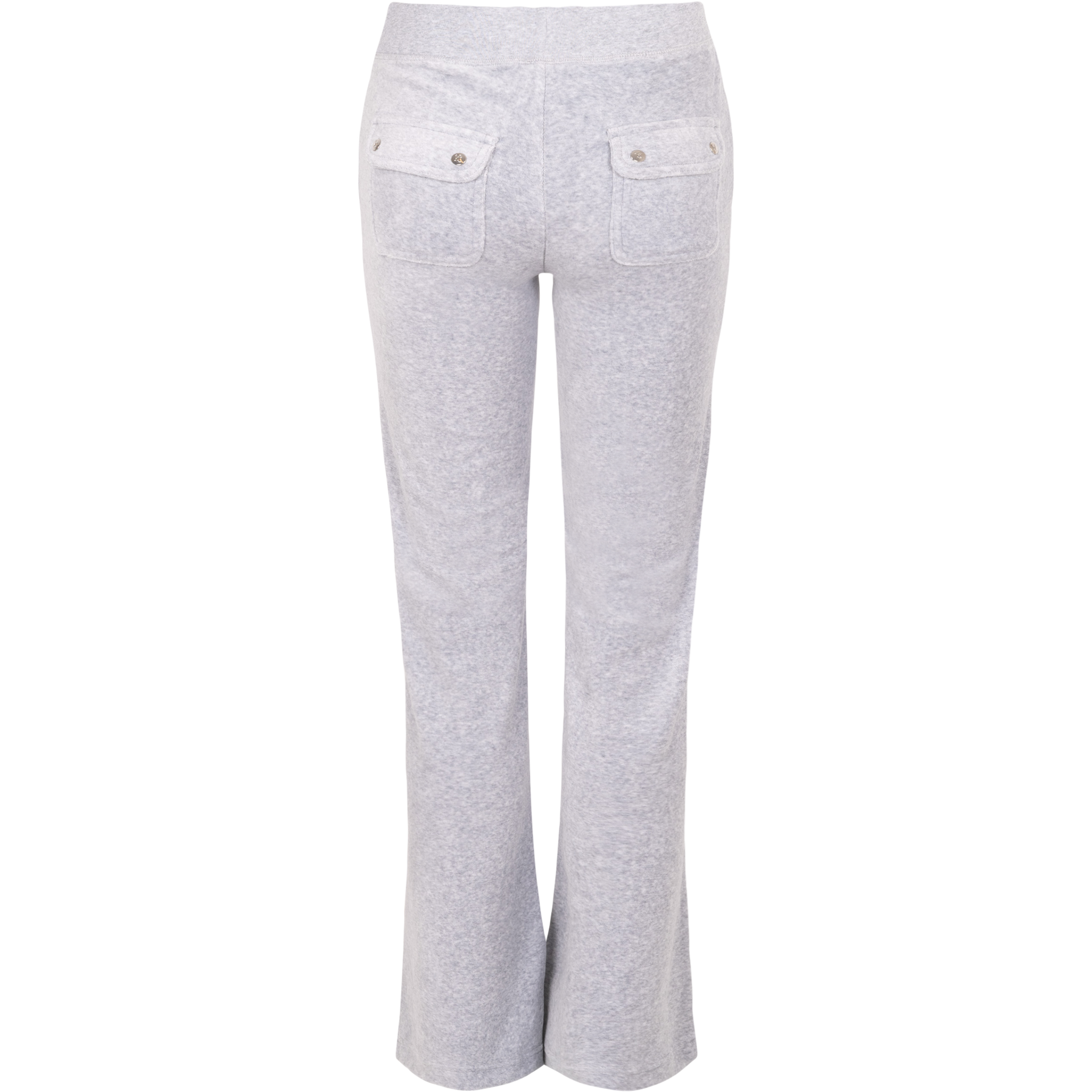 Layla Low Rise Flare Pocketed - Silver Marl