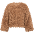 Faux Fur Jacket - Camel