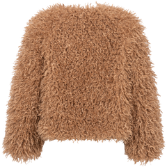 Faux Fur Jacket - Camel