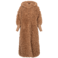 Faux Fur Coat - Camel