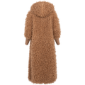Faux Fur Coat - Camel