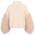 Faux Fur Turtleneck - Off White