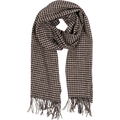 Ninni Houndstooth Scarf - Black