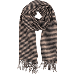 Ninni Houndstooth Scarf - Black