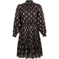 Adrienne Dress - Taupe Shine