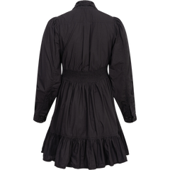 Poplin Mini Dress - Black