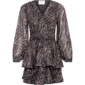 Jade Wave Dress - Black Gold