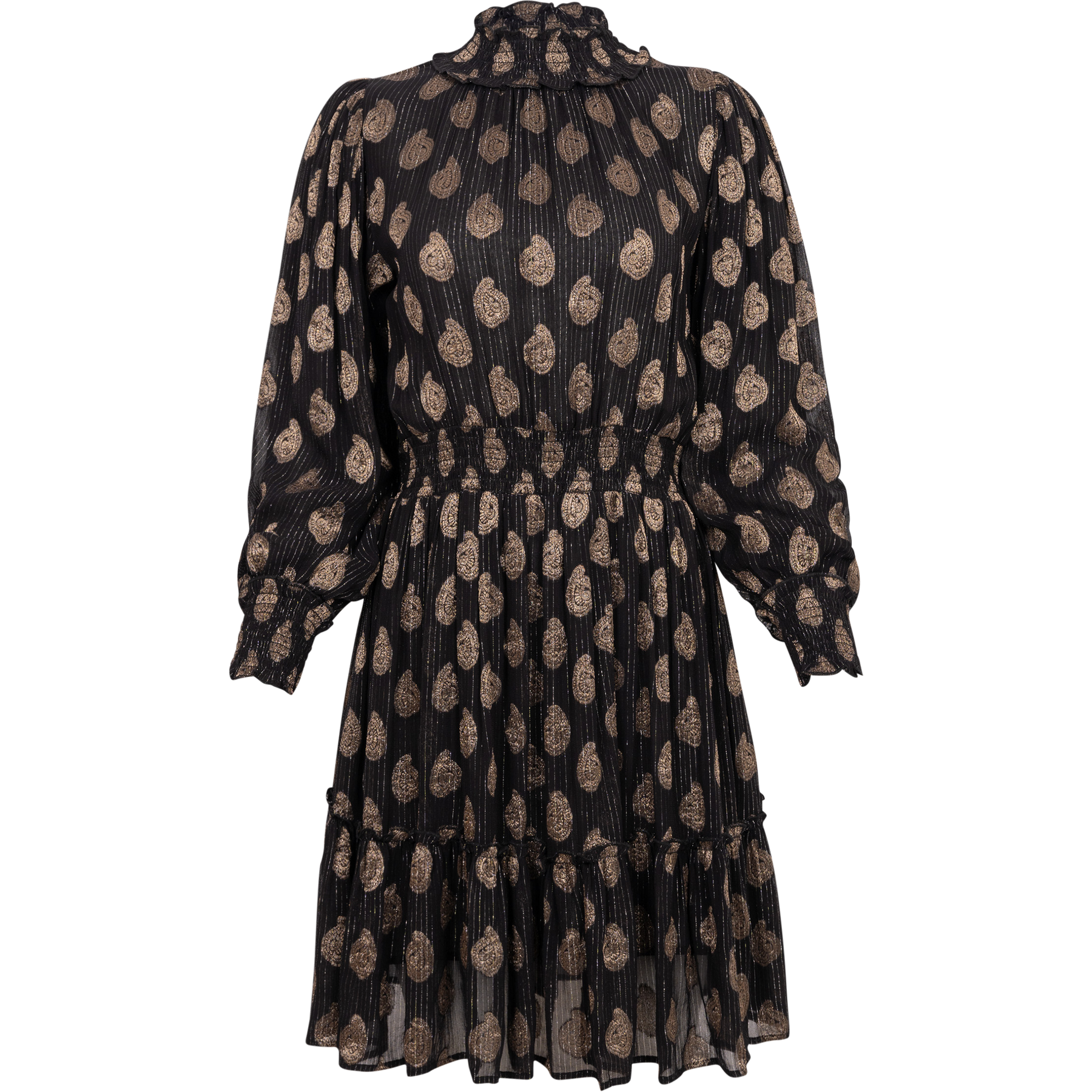 Adrienne Dress - Taupe Shine