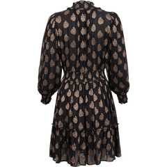 Adrienne Dress - Taupe Shine