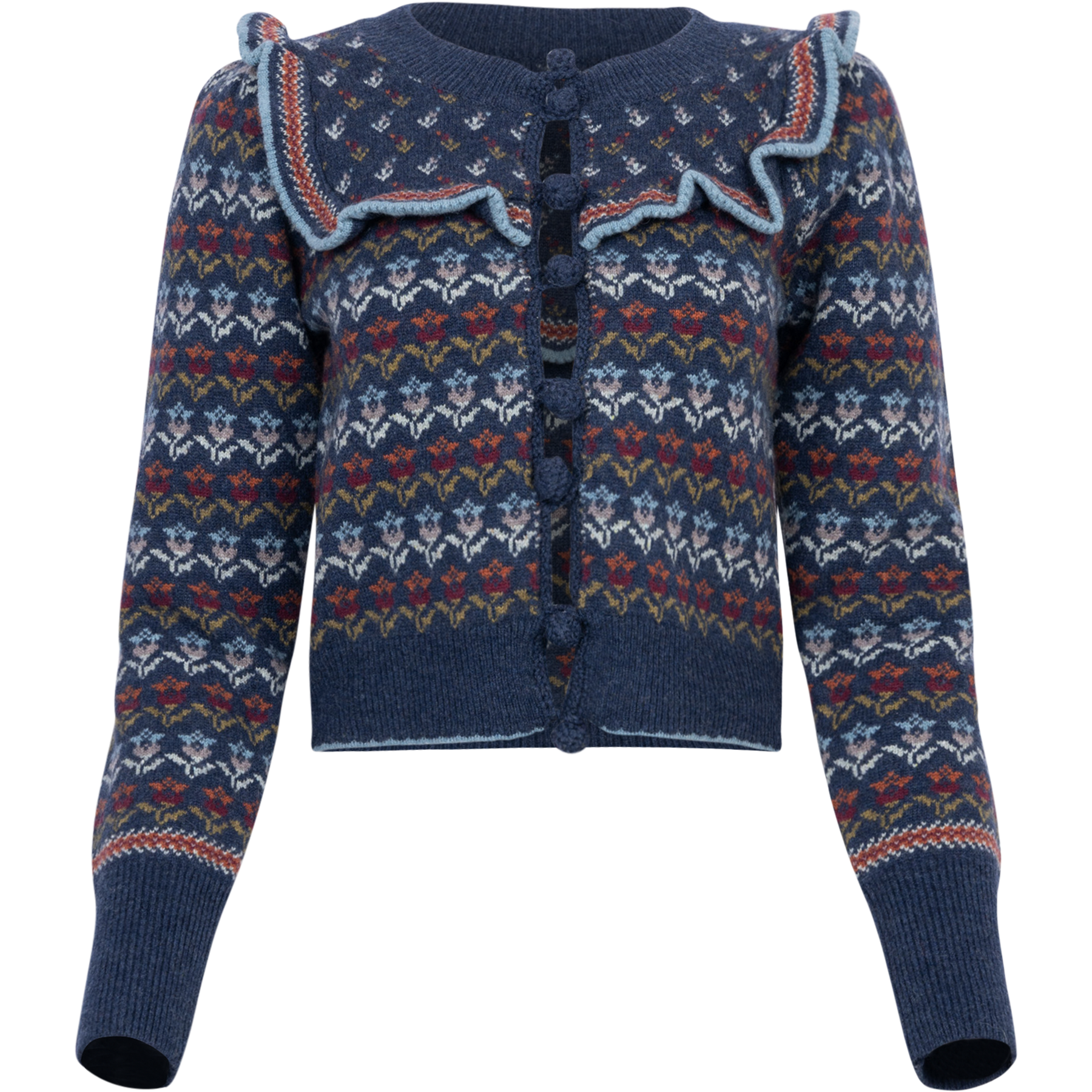 Anna Knits L/Slv Cardigan - Multi