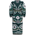 Charlough Print L/Slv Caftan - Green