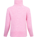 Lulu Mika Half Zip Ls Knit - Moonlite Mauve Melange