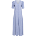 Ellen Long Dress - Blue Petie Flower