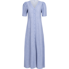 Ellen Long Dress - Blue Petie Flower