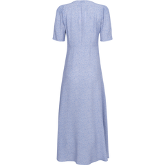 Ellen Long Dress - Blue Petie Flower