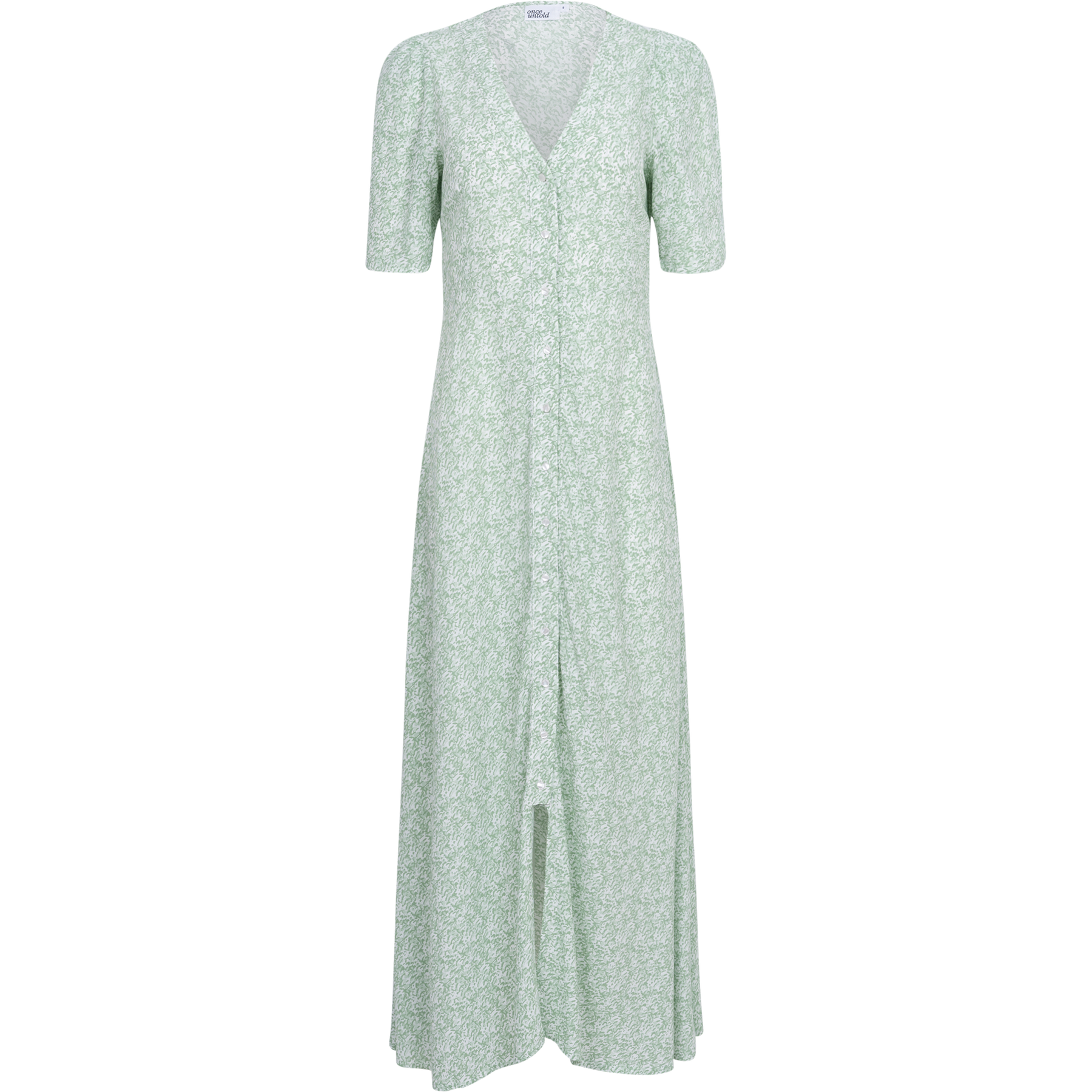 Ellen Long Dress - Green Shades