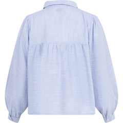 Mai Blouse - Blue Stripe