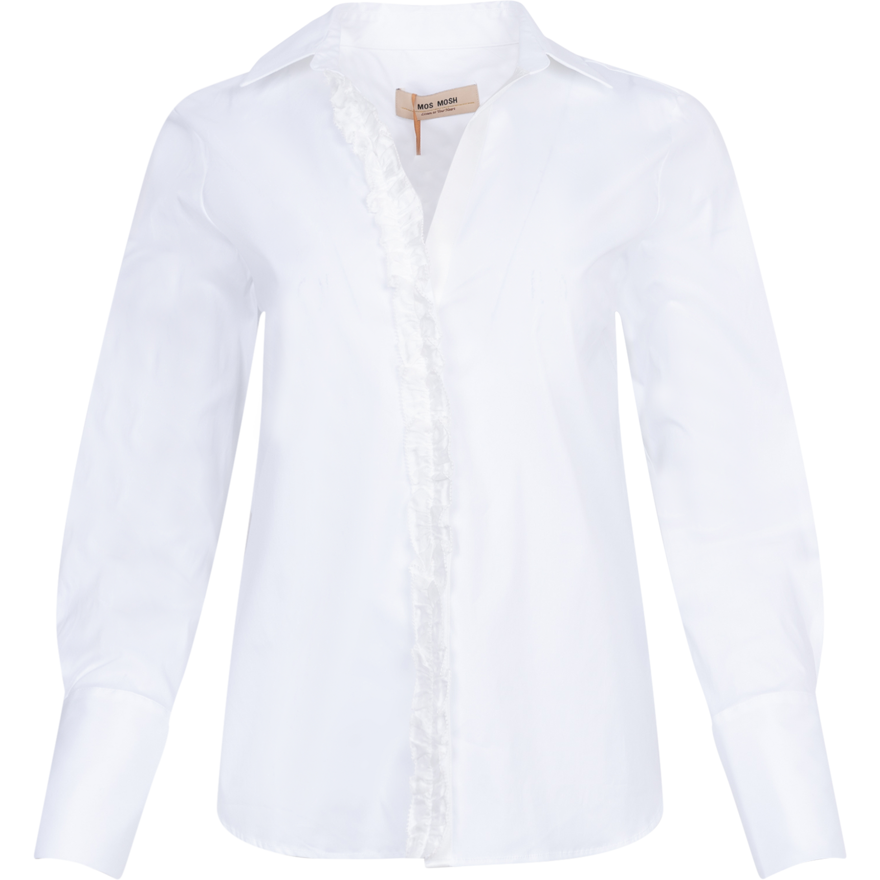 Sybel Satin Shirt - Vit