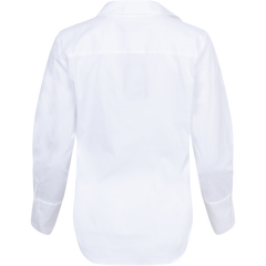 Sybel Satin Shirt - White