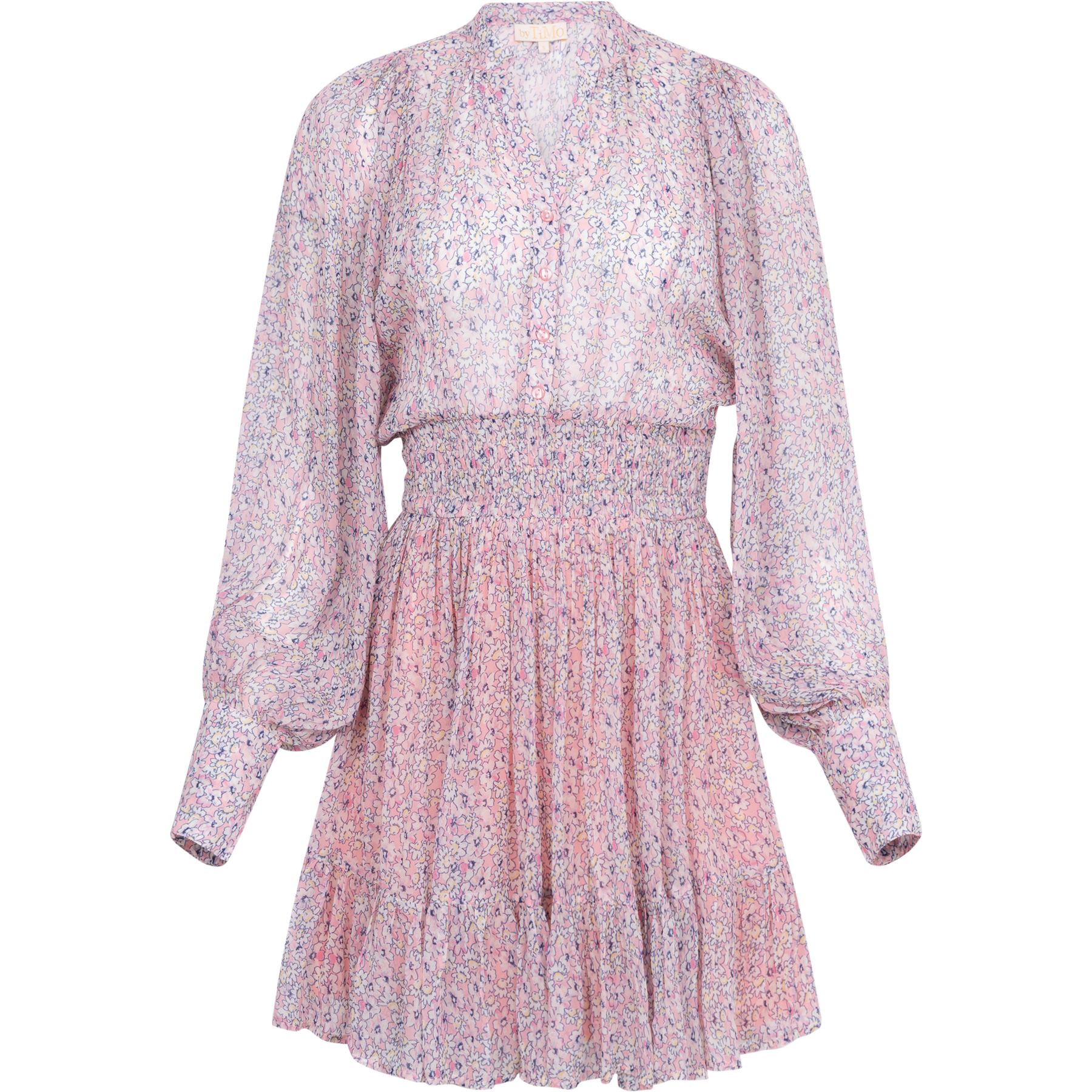 Georgette Mini Dress - Daisies