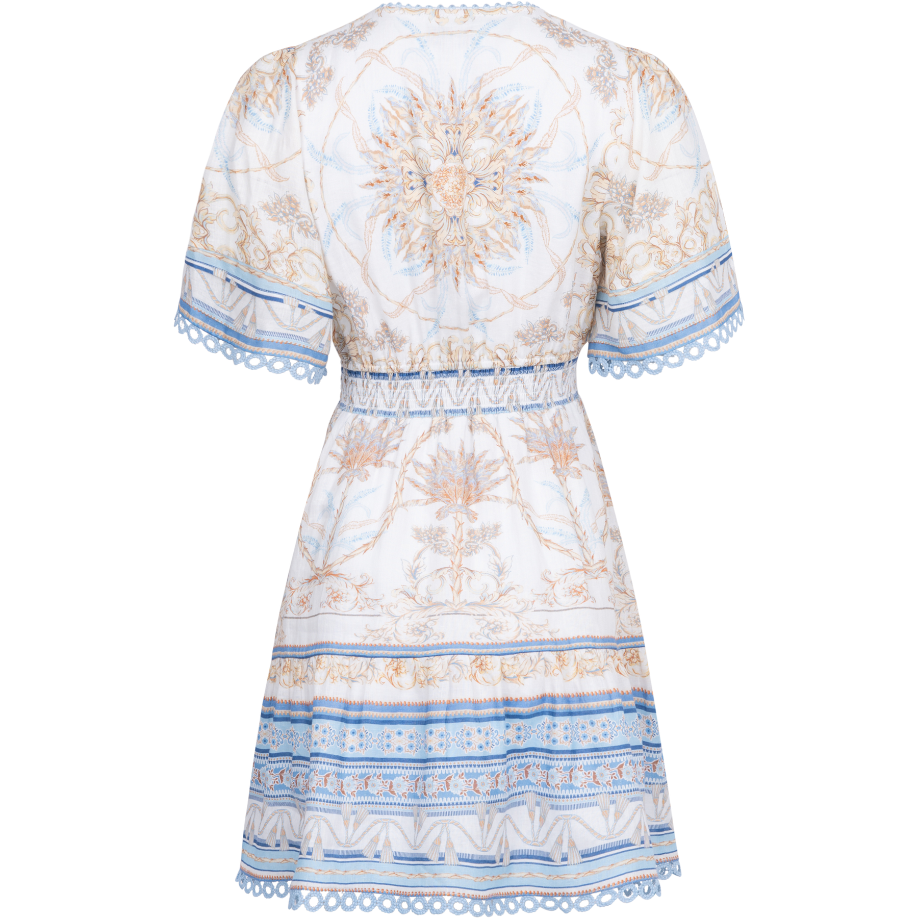 Callie Linen Dress - Light Blue