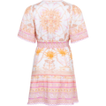 Callie Linen Dress - Pink