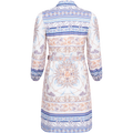 Ashley Dress W Belt - Light Blue