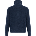 Sia Ras Ls Knit Half Zipper Ex - Dark Sapphire Melange