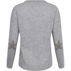 Cici Ws Patch Lurex Destroy - Gris Chine Clair