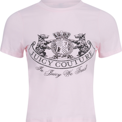 Enzo Dog Crest T-Shirt - Cherry Blossom