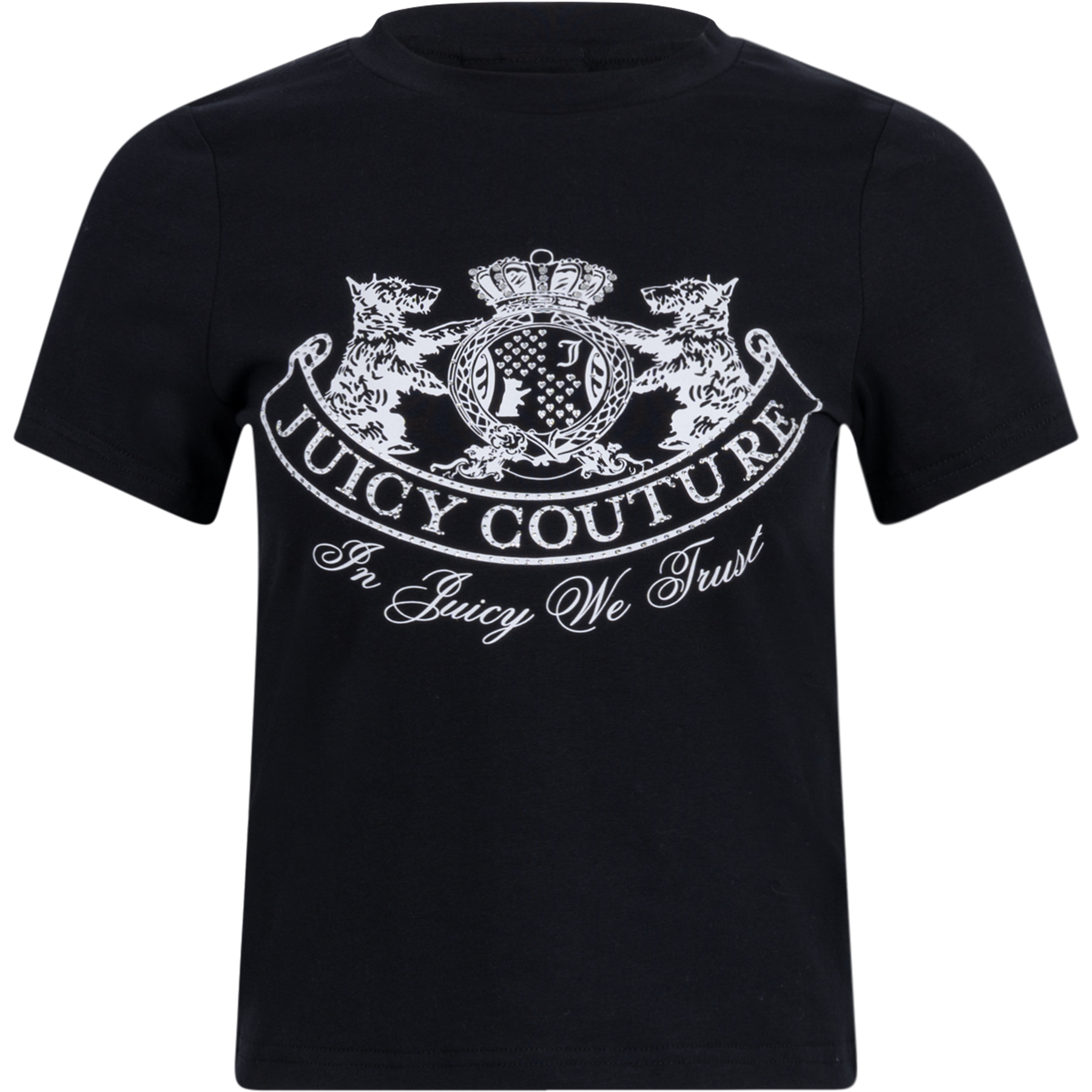 Enzo Dog Crest T-Shirt - Black