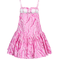 Willow Sweetheart Mini Dress - Dappled Flame