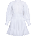 Cotton Slub Mini Dress - Perfect White