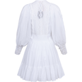 Cotton Slub Mini Dress - Perfect White