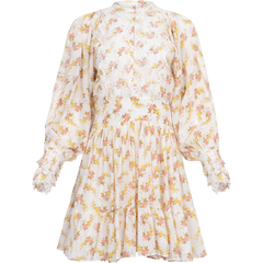 Cotton Slub Mini Dress - Vinyl Wallpaper
