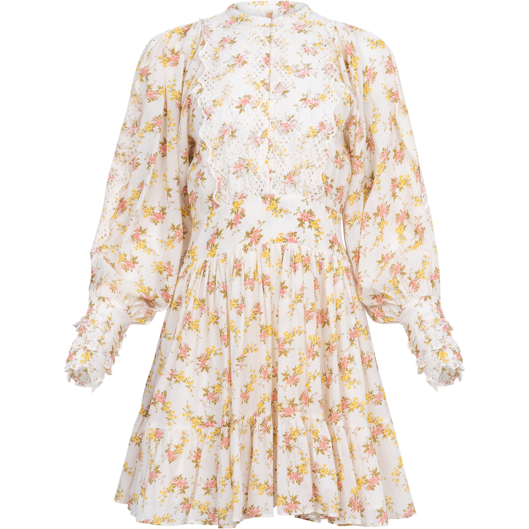 Cotton Slub Mini Dress - Vinyl Wallpaper