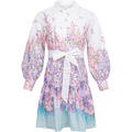 Berta Mini Dress - Lavender Garden
