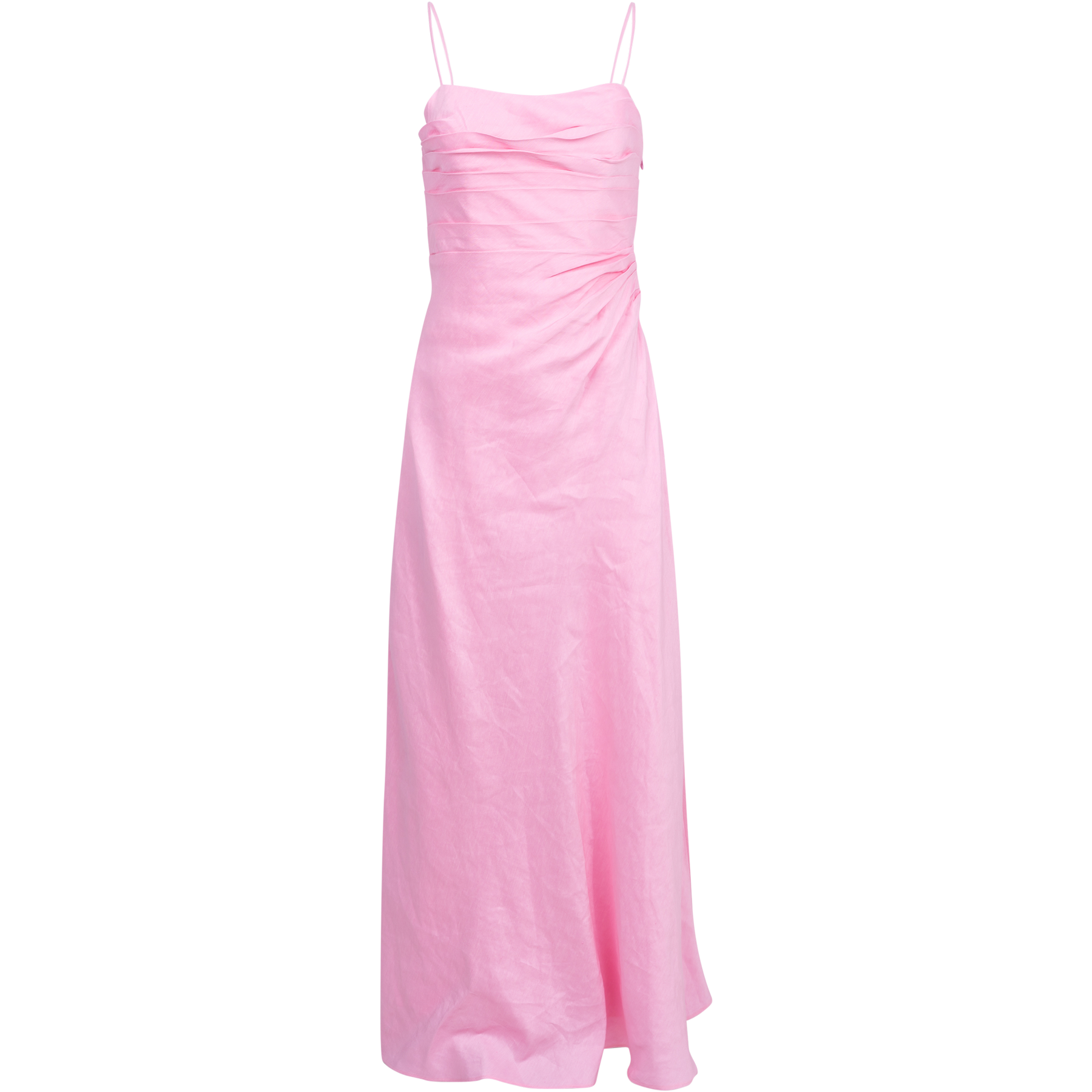 Clarice Draped Maxi Dress - Bon Bon Pink