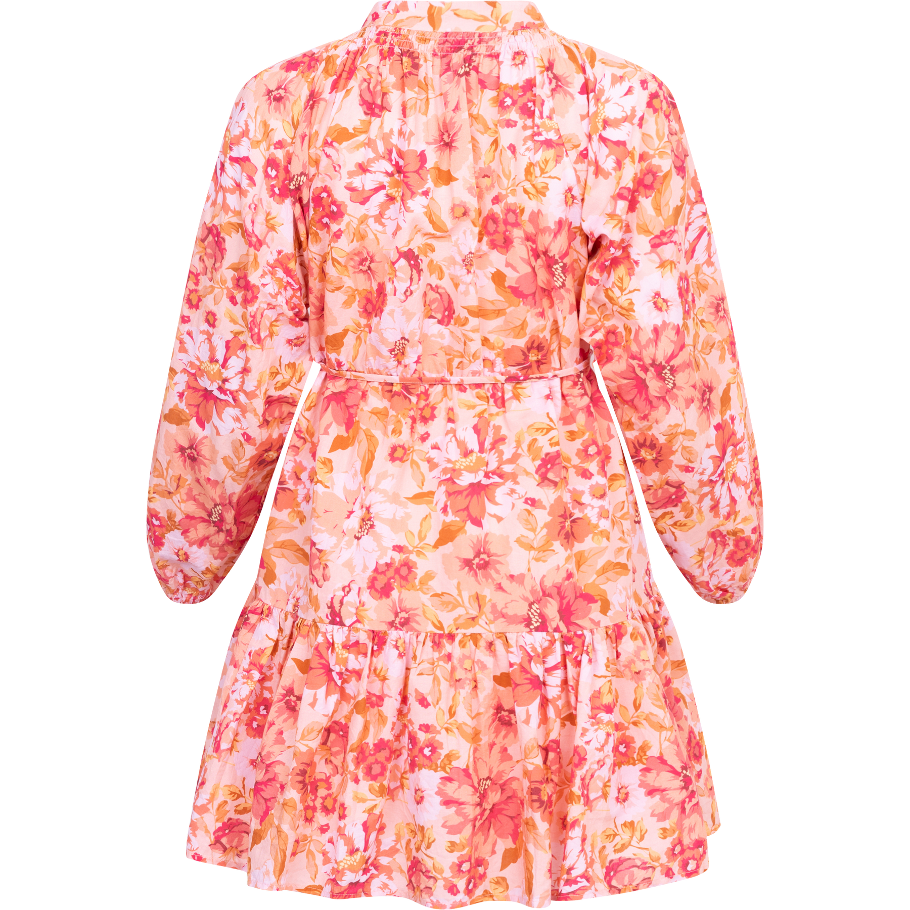 Alia Dress - Coral Garden Linen