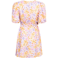 Arabella Short Linen Dress - Orange