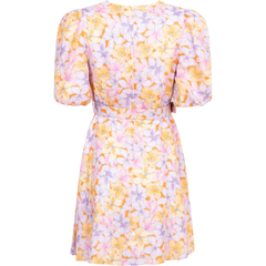 Arabella Short Linen Dress - Orange