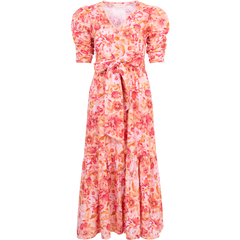 Sylvie Dress - Coral Garden Linen