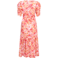 Sylvie Dress - Coral Garden Linen