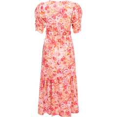 Sylvie Dress - Coral Garden Linen