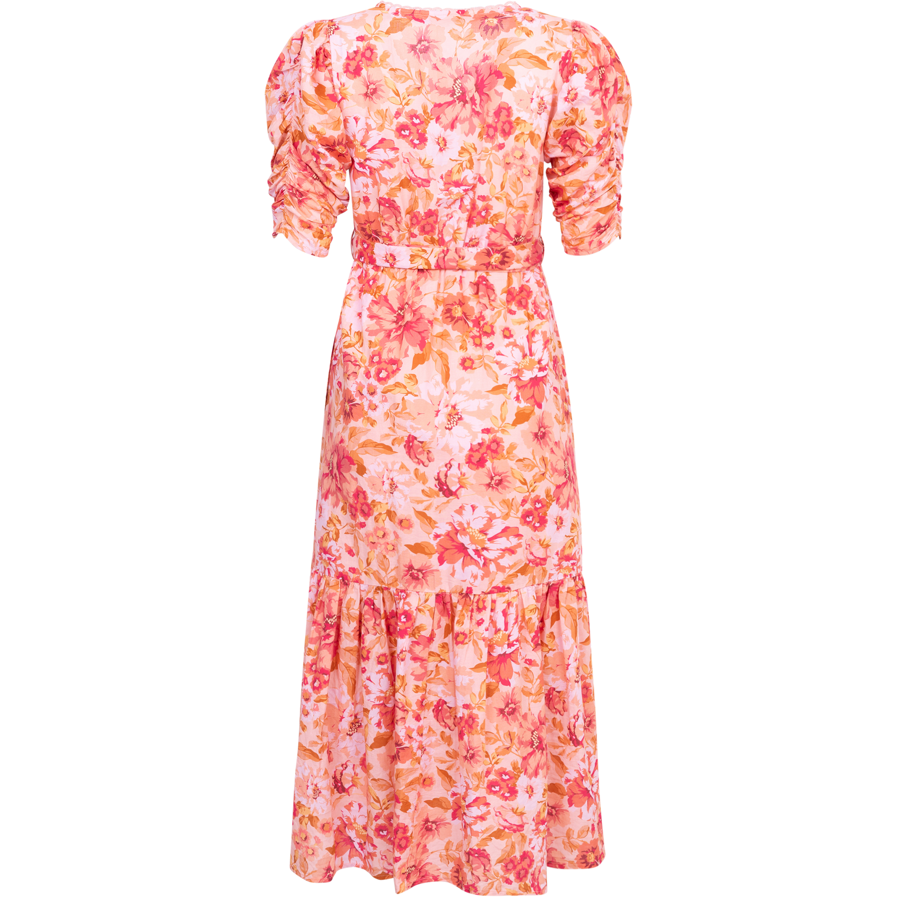 Sylvie Dress - Coral Garden Linen