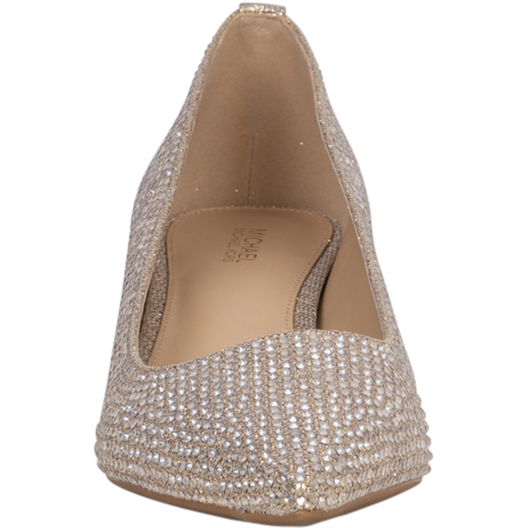 Alina Flex Kitten Pump - Pale Gold