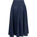 Denim Skirt - Dark Blue Denim